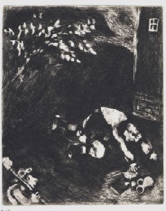 Marc Chagall The Avaricous Who Lost His Treasure, from Les Fables de la Fontaine, Volume I 1952