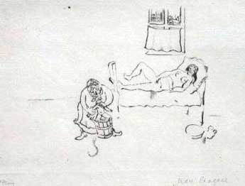 Marc Chagall The Birth, from Mein Leiben (Cramer 2) 1923