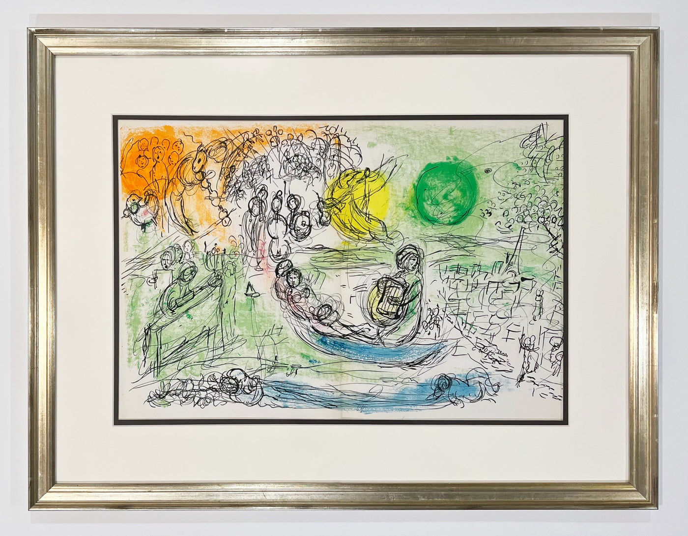 Marc Chagall The Concert (Cramer 33 Mourlot 176) 1957