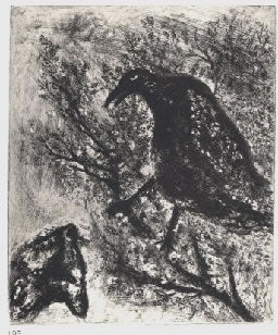 Marc Chagall The Crow and the Fox (Cramer 22) 1952