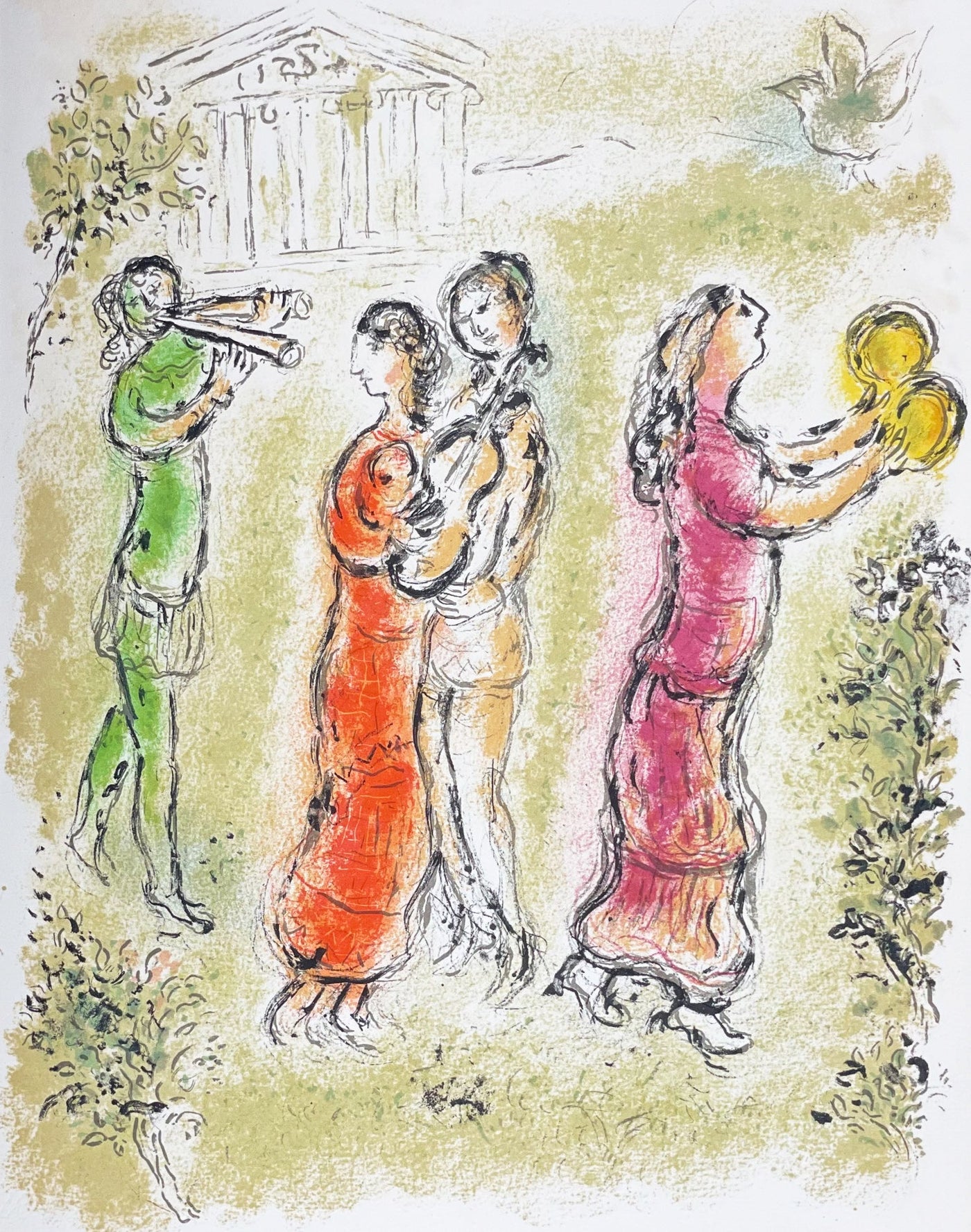 Marc Chagall The Festival (Cramer 96) 1975