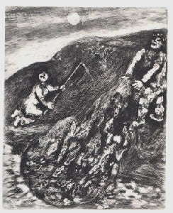 Marc Chagall The Fishes and the Shepherd Who Plays the Flute (Cramer 22) 1952