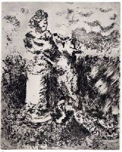 Marc Chagall The Fox and the Bust, from Les Fables de la Fontaine, Volume I 1952