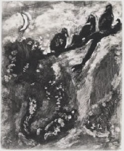 Marc Chagall The Fox and the Chicken from India (Cramer 22) 1952