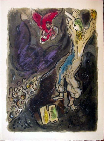 Marc Chagall The Golden Earrings, from The Story of Exodus (Mourlot 461, Cramer no. 64) 1966
