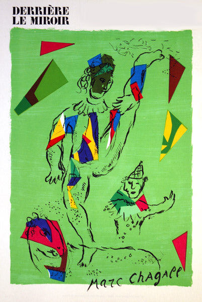 Marc Chagall The Green Acrobat (Mourlot 946) 1979