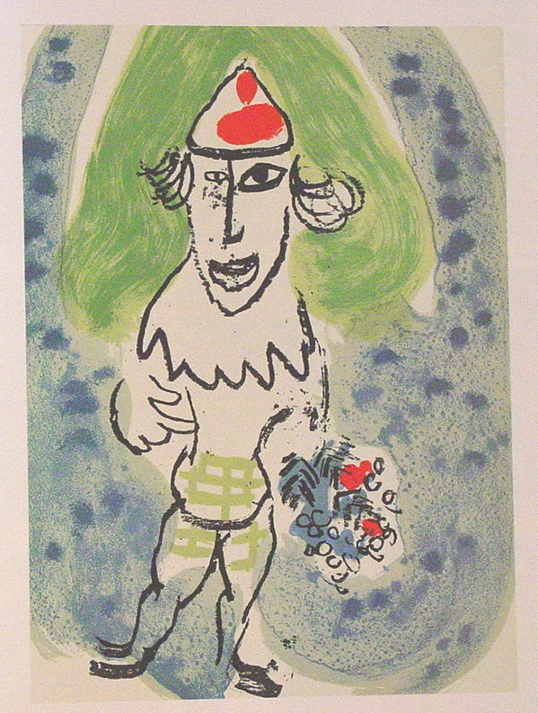 Marc Chagall The Green Clown (Cramer 67) 1966