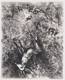 Marc Chagall The Ill Stag (Cramer 22) 1952
