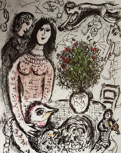 Marc Chagall The Interior (Mourlot 931) 1978