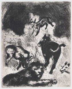 Marc Chagall The Lion Became Old, from Les Fables de la Fontaine, Volume I 1952
