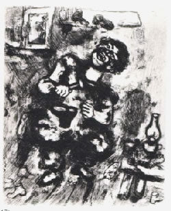 Marc Chagall The Mender and the Financier, from Les Fables de la Fontaine, Volume II 1952