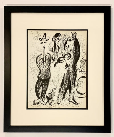 Marc Chagall The Mountebanks (Cramer 56 Mourlot 395) 1963