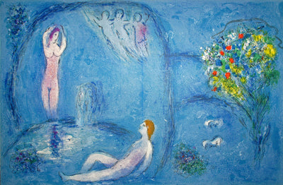 Marc Chagall The Nymphs' Cave, from Daphnis and Chloe (Mourlot 321, Cramer 46) 1961