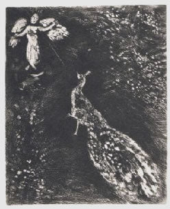 Marc Chagall The Peacock, from Les Fables de la Fontaine, Volume I 1952