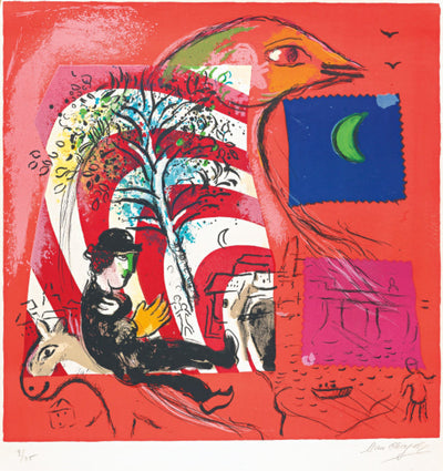 Marc Chagall The Rainbow (Mourlot 596) 1969