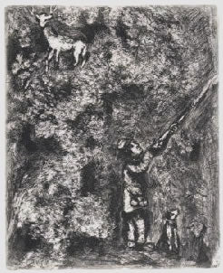 Marc Chagall The Stag and the Vine, from Les Fables de la Fontaine, Volume II 1952