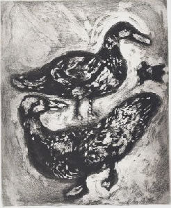 Marc Chagall The Tortoise and Two Ducks (Cramer 22) 1952