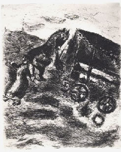 Marc Chagall The Vicar and Death, from Les Fables de la Fontaine, Volume II 1952