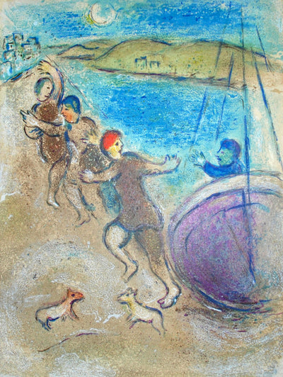 Marc Chagall The Young Methymneans, from Daphnis and Chloe (Mourlot 324, Cramer 46) 1961