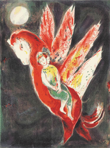 Marc Chagall The old woman mounted the Irit's back..., from Arabian Nights (Cramer 18) 1948