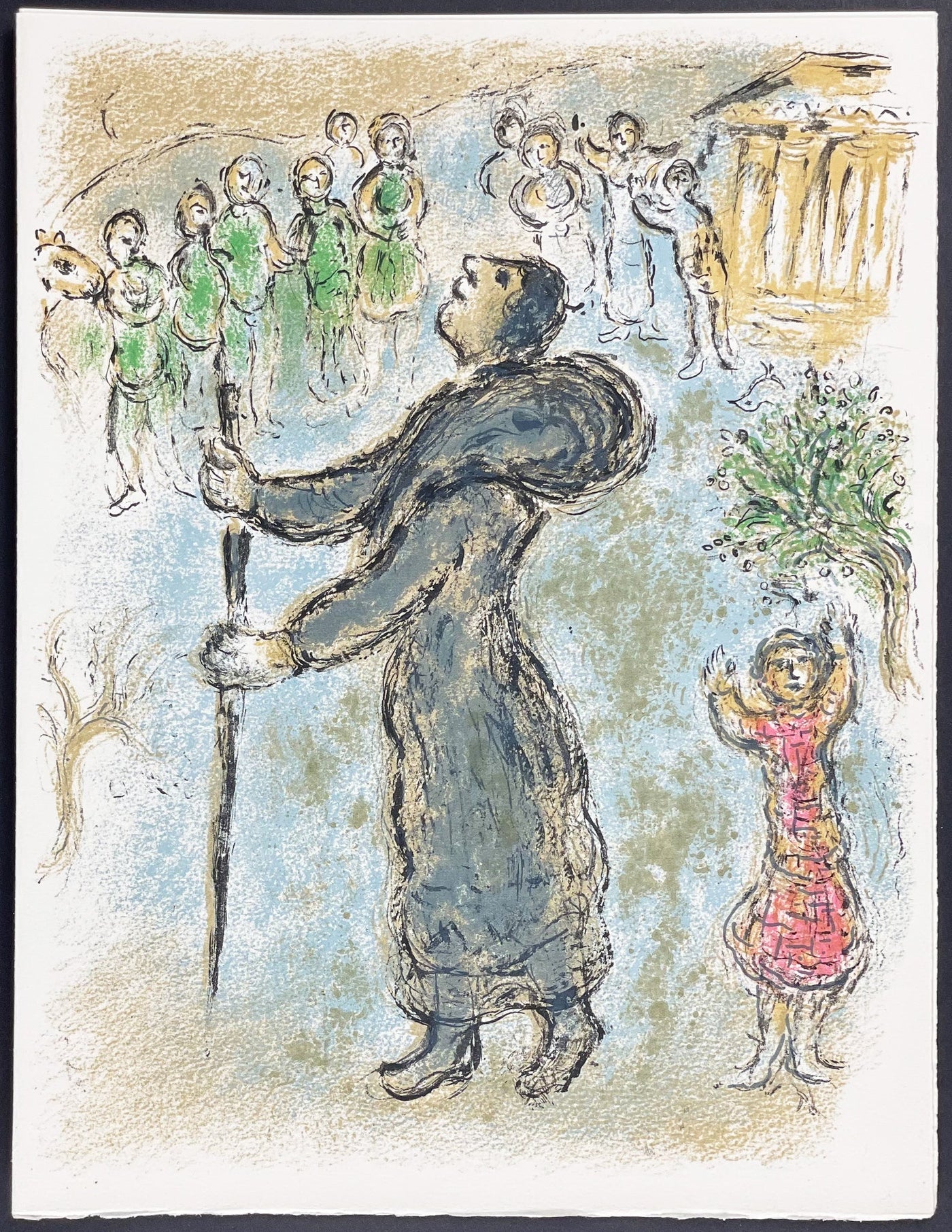 Marc Chagall Ulysses Disguised as a Beggar (Cramer 96) 1975