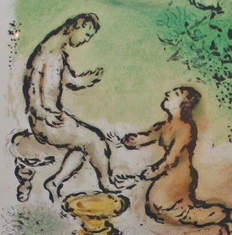 Marc Chagall Ulysses and Euryclea (Cramer 96) 1975