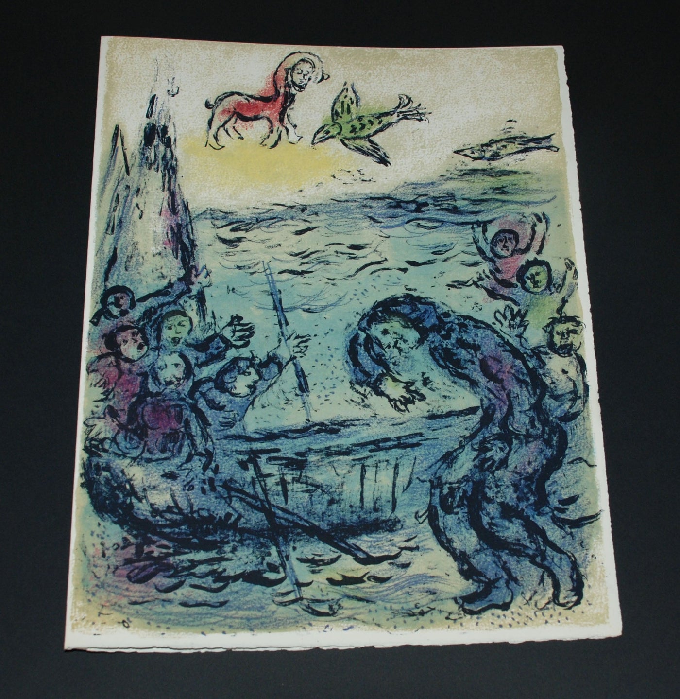 Marc Chagall Ulysses and His Companions (Cramer 96) 1975