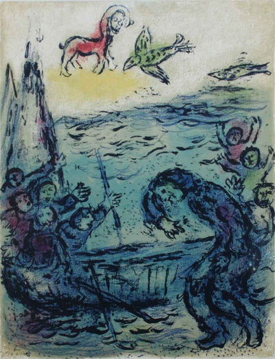 Marc Chagall Ulysses and His Companions (Cramer 96) 1975