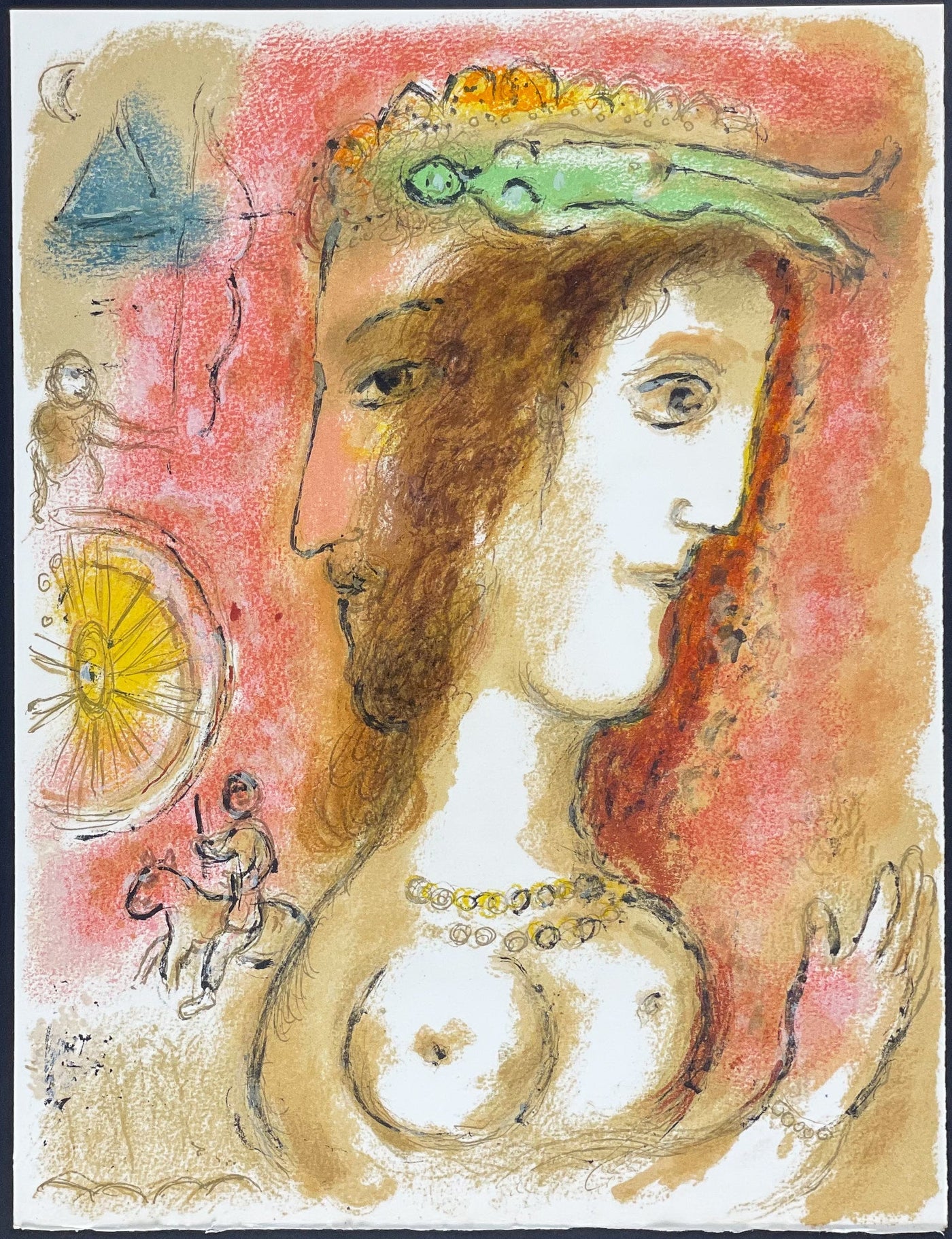 Marc Chagall Ulysses and Penelope (Cramer 96) 1975