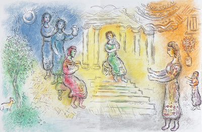 Marc Chagall Ulysses at Alcinous' Palace (Cramer 96) 1975