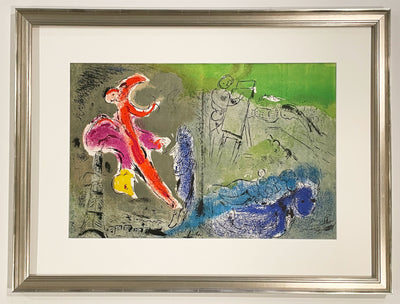 Marc Chagall Vision de Paris II (Cramer 23, Mourlot 81) 1953