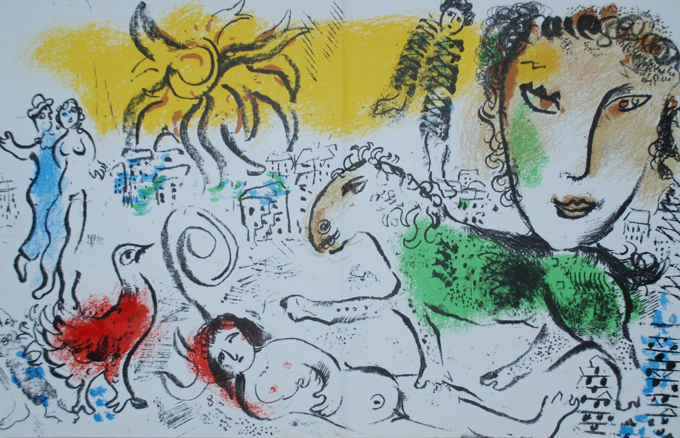 Marc Chagall XXth Century (Cramer 93 Mourlot 699) 1973