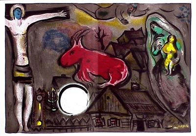Marc Chagall (after) Crucifixion 1950