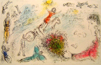 Marc Chagall (after) L'Ame du Cirque 1981