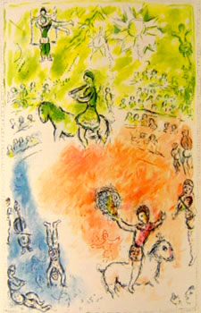 Marc Chagall (after) La Parade 1981