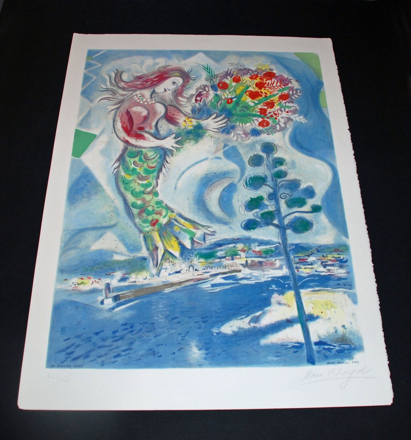 Marc Chagall (after) Sirene au Pine (CS 35)