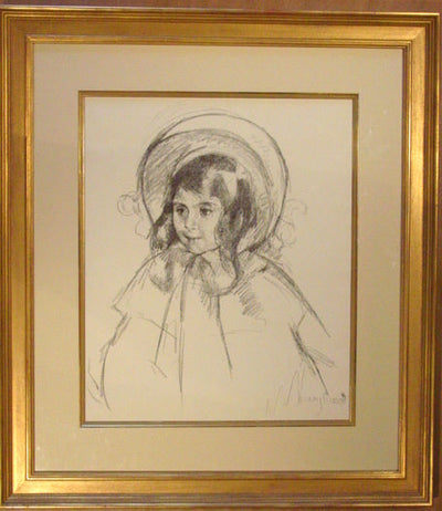 Mary Cassatt Sara Wearing Her Bonnet and Coat (Breeskin 198) 1904