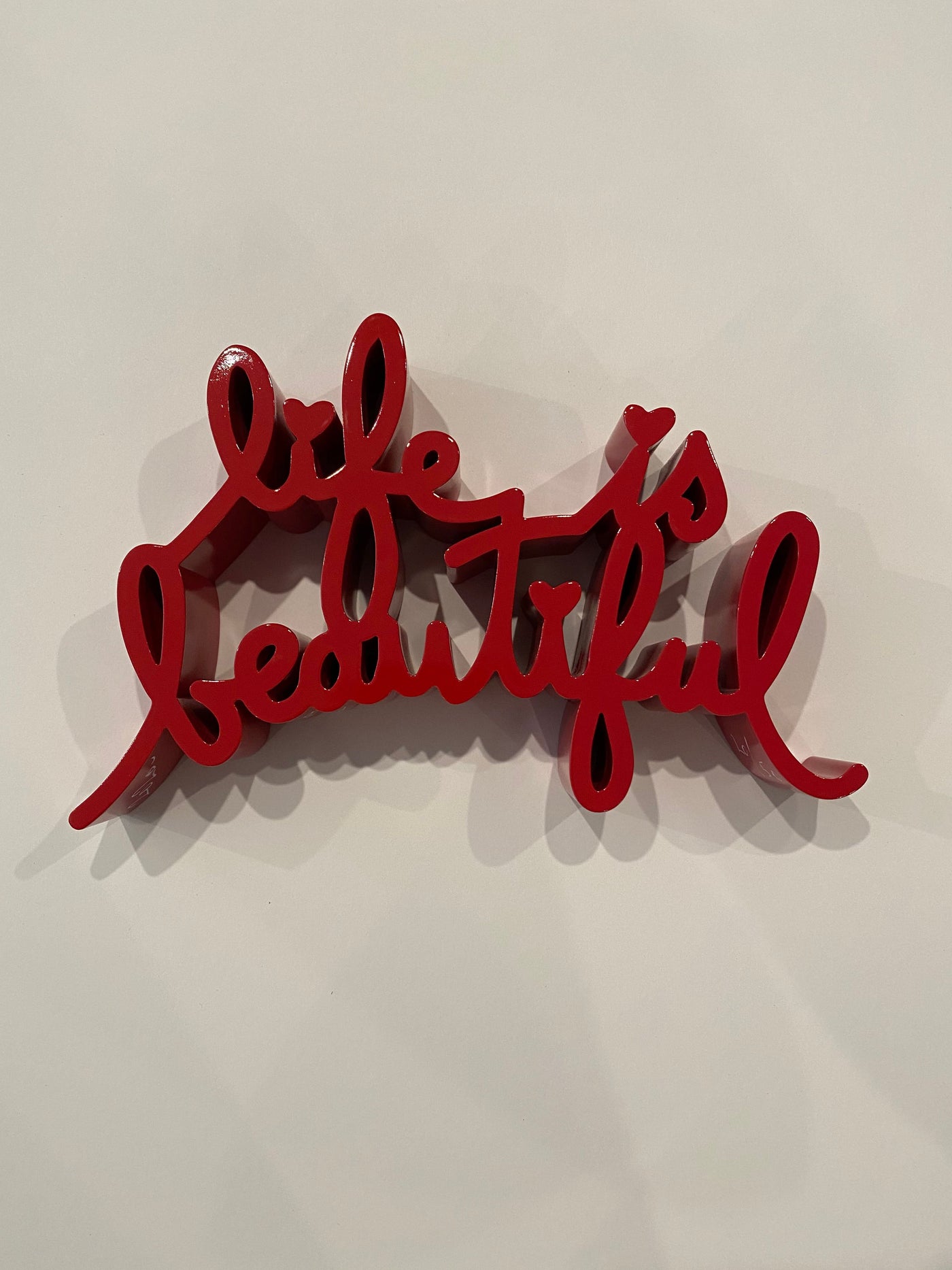 Mr. Brainwash Life is Beautiful (Red) 2020