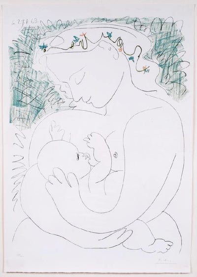 Pablo Picasso (After) Maternité (Published by Editions Combat de la Paix) 1963