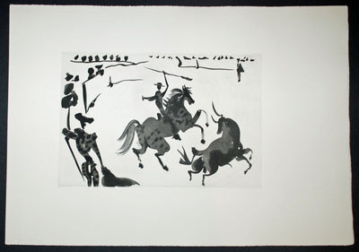 Pablo Picasso Alceando a un Toro (Cramer no. 100) 1959