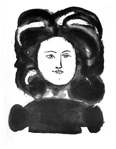 Pablo Picasso Buste de Femme de Face (Cramer 51) 1948