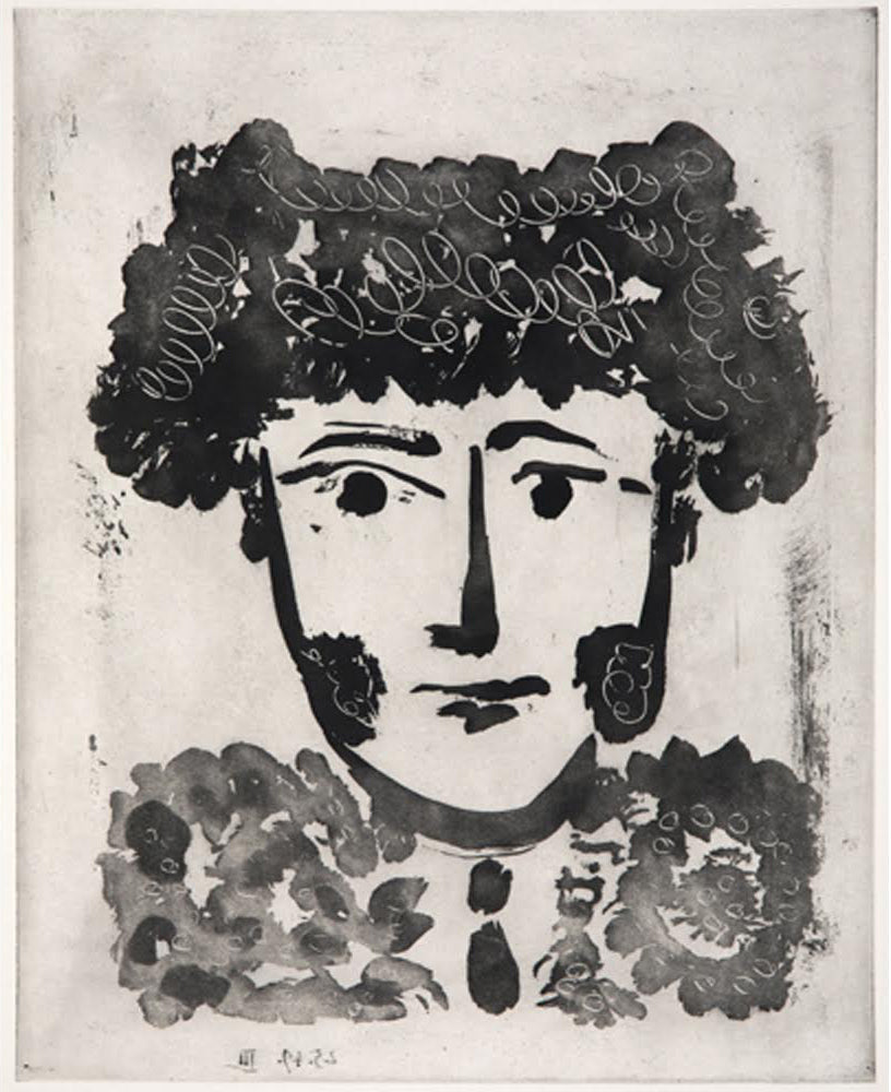 Pablo Picasso Carmen Head of a Torero (Cramer No. 52) 1949