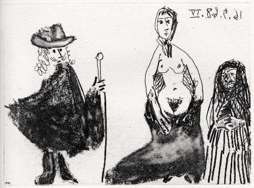 Pablo Picasso Cavalier et son Valet (Cramer 149; Published By Fequet et Baudier, Paris) 1971