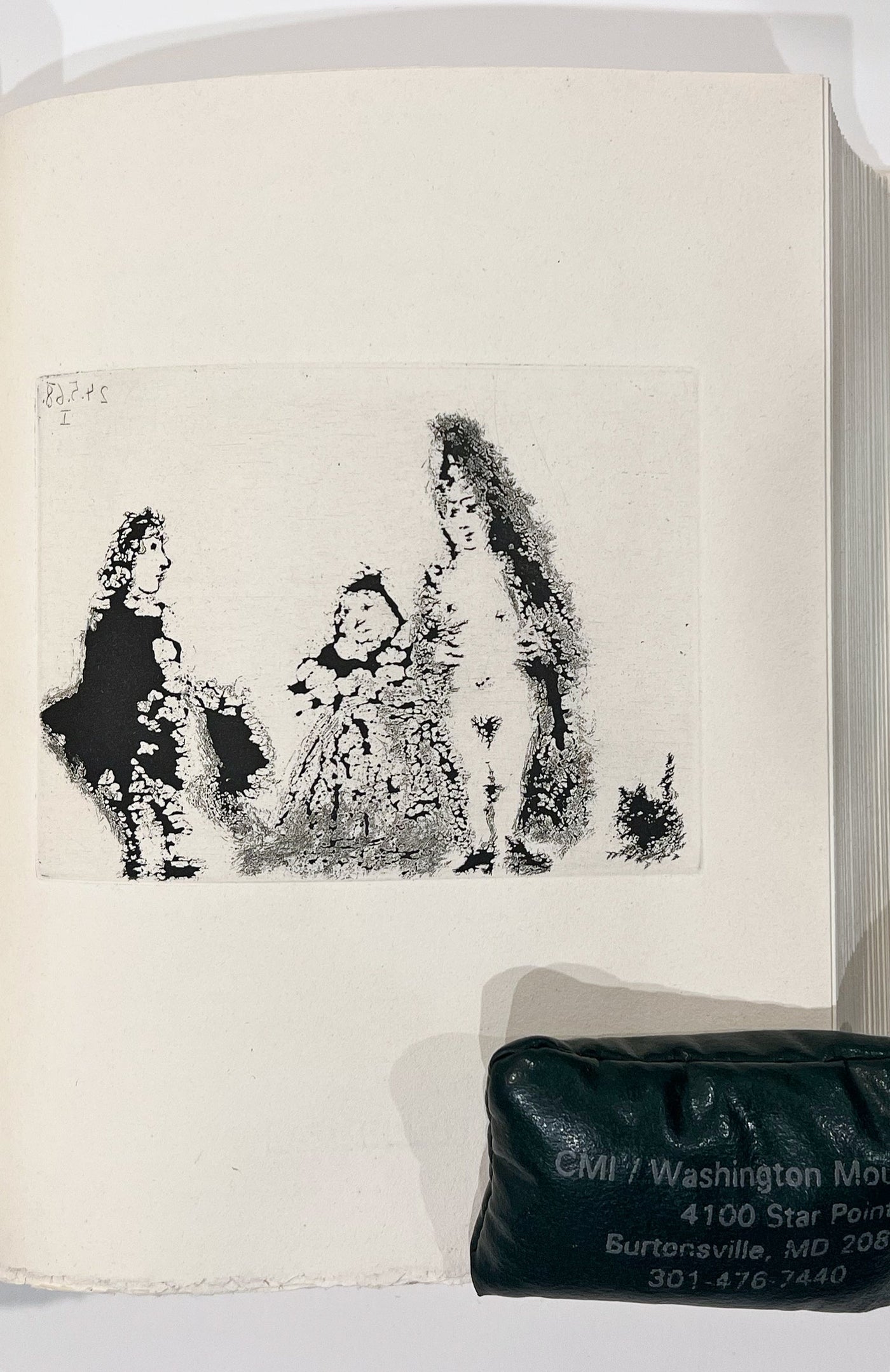 Pablo Picasso Celestine et Fille, avec un Chat et un Jeune Client (Cramer 149; Published By Fequet et Baudier, Paris) 1971