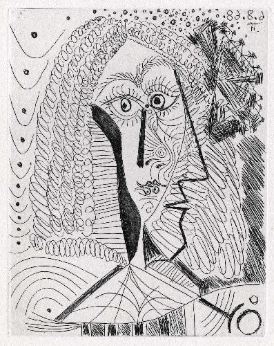 Pablo Picasso Clin d'Oeil a Velazquez: Infante de Trois Quarts (Cramer 149; Published By Fequet et Baudier, Paris) 1971
