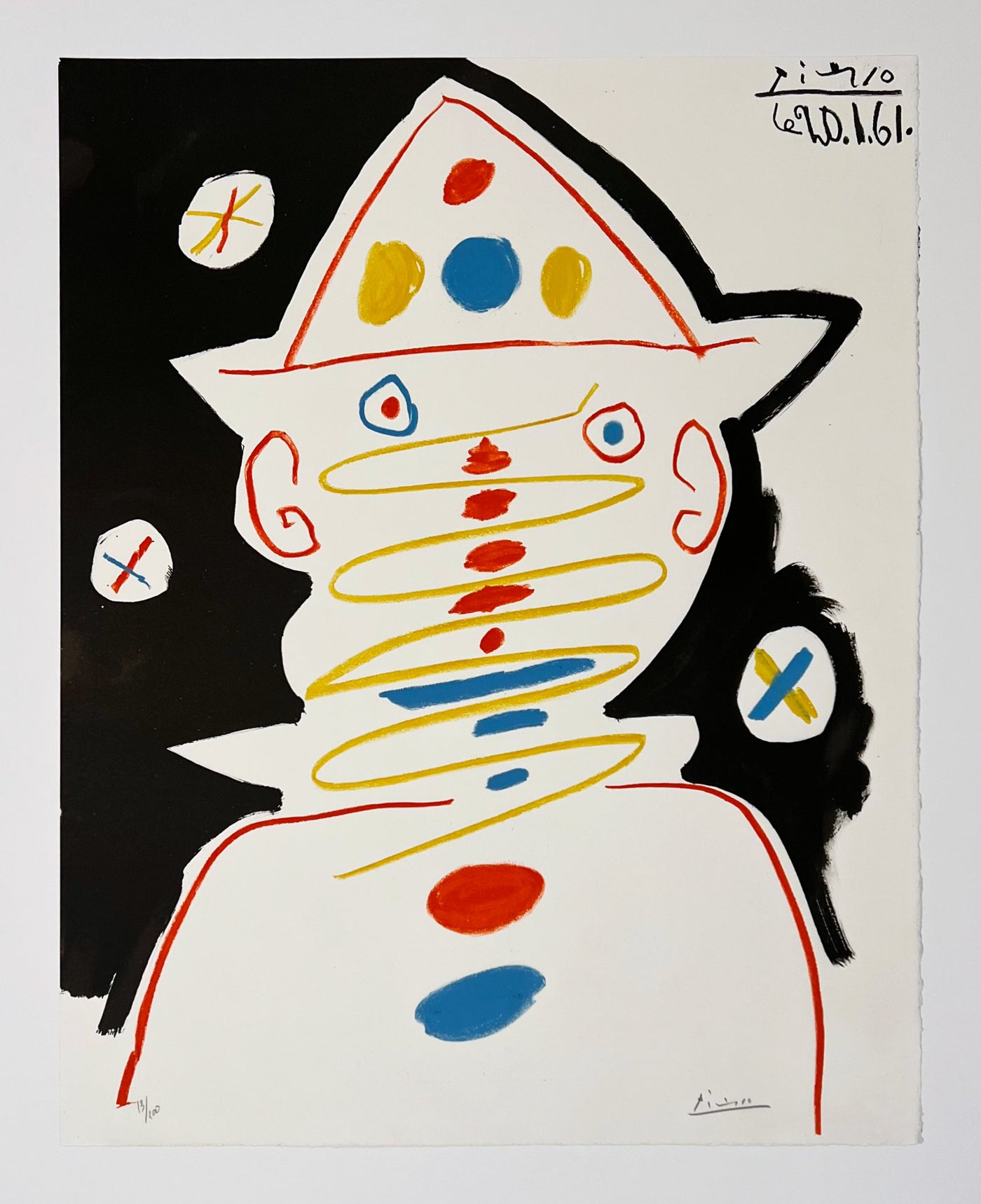Pablo Picasso Clown 1967