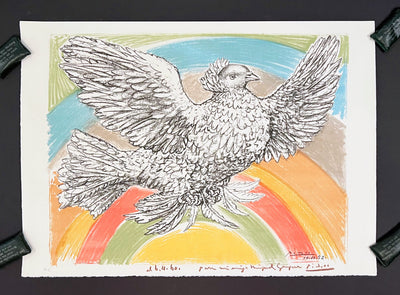Pablo Picasso Colombe Volant (a l'Arc-en-Ciel) (Bloch 712) 1952