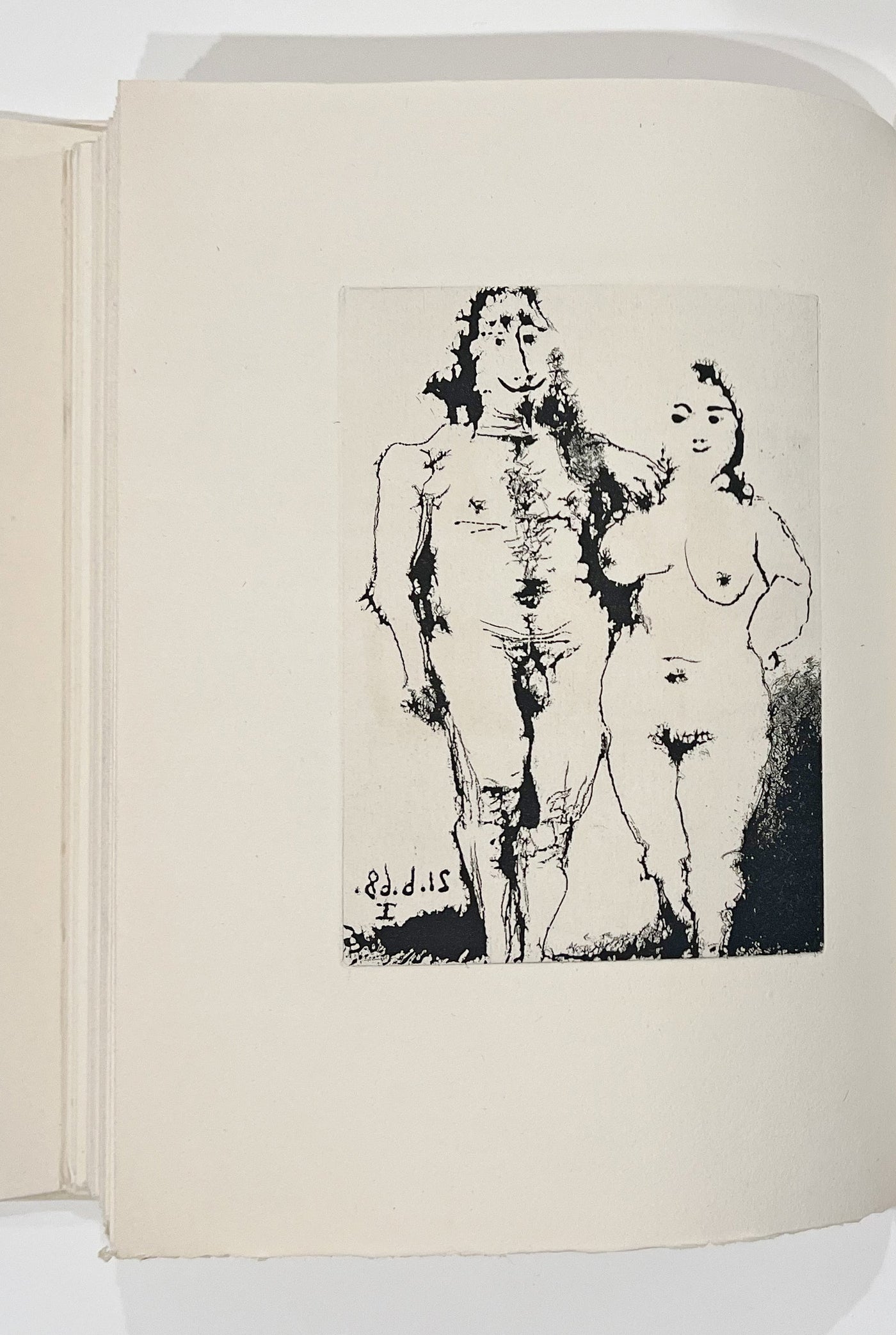 Pablo Picasso Couple Nu Posant (Cramer 149; Published By Fequet et Baudier, Paris) 1971