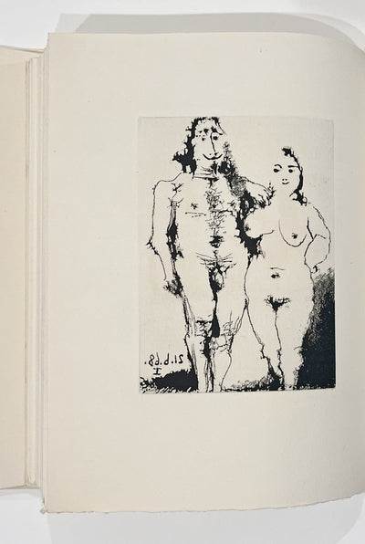 Pablo Picasso Couple Nu Posant (Cramer 149; Published By Fequet et Baudier, Paris) 1971