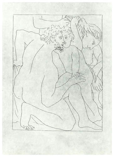 Pablo Picasso Deucalion et Pyrrha Creent un Nouveau Genre Humain (Cramer 19) 1931